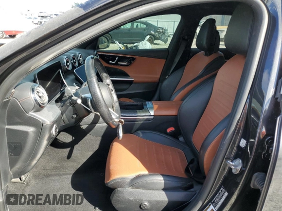 2022 Mercedes-Benz C 300 with VIN W1KAF4GB5NR057756, listed as a Copart auction lot 43812115 with 58,810 mi miles and Non Repairable. Bid and sale history available at DreamBid. Image 7.
