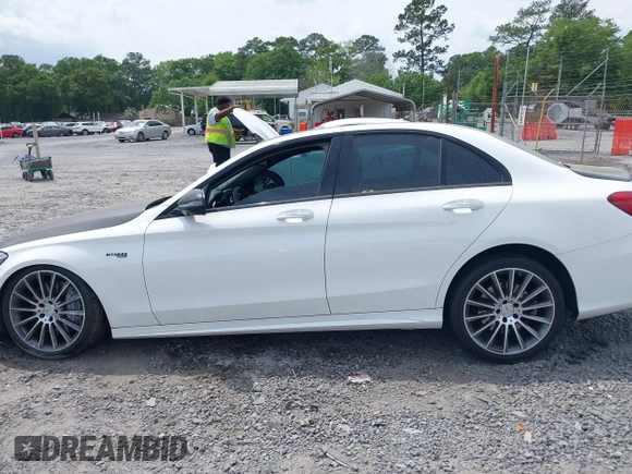 2017 Mercedes-Benz C 43 AMG with VIN 55SWF6EB4HU195389, listed as a IAAI auction lot 42101736 with 69,549 mi miles and . Bid and sale history available at DreamBid. Image 14.