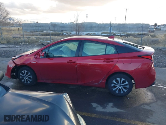 2020 Toyota Prius LE with VIN JTDL9RFU0L3022049, listed as a IAAI auction lot 41133635 with 60,977 mi miles and . Bid and sale history available at DreamBid. Image 14.