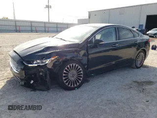 2014 Ford Fusion Titanium with VIN 3FA6P0K92ER167829, listed as a Copart auction lot 47554645 with 201,642 mi miles and Salvage title. Bid and sale history available at DreamBid. Image 1.