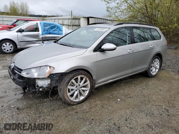 2017 Volkswagen Golf SportWagen S with VIN 3VWC17AU6HM539006, listed as a Copart auction lot 52329005 with 13,731 mi miles and Salvage Title. Bid and sale history available at carsss.com. Image 1.