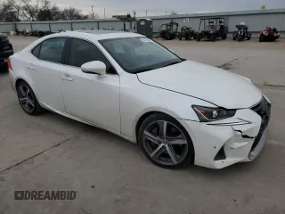 2018 Lexus IS with VIN JTHBA1D27J5066202, listed as a Copart auction lot 48615465 with 59,525 mi miles and Salvage Title. Bid and sale history available at carsss.com. Image 4.