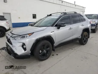 2021 Toyota RAV4 Hybrid XSE with VIN 4T3E6RFV2MU016441, listed as a Copart auction lot 57090975 with 69,304 mi miles and Salvage title. Bid and sale history available at DreamBid. Image 1.