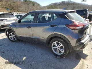 2023 Nissan Kicks S with VIN 3N1CP5BV5PL560787, listed as a Copart auction lot 88968875 with 32,587 mi miles and Salvage Title. Bid and sale history available at carsss.com. Image 2.