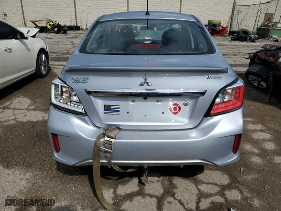 2022 Mitsubishi Mirage G4 ES with VIN ML32FUFJ4NHF08713, listed as a Copart auction lot 53929015 with 62,799 mi miles and Clean Title. Bid and sale history available at carsss.com. Image 6.