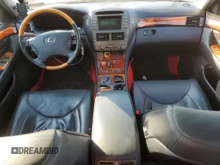 2004 Lexus LS 430 with VIN JTHBN36F640169807, listed as a Copart auction lot 47526795 with 123,163 mi miles and Salvage Title. Bid and sale history available at carsss.com. Image 8.