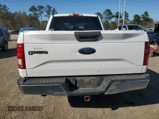 2017 Ford F-150 XL with VIN 1FTEX1CF8HKC27458, listed as a Copart auction lot 48112715 with 191,000 mi miles and Salvage Title. Bid and sale history available at carsss.com. Image 6.