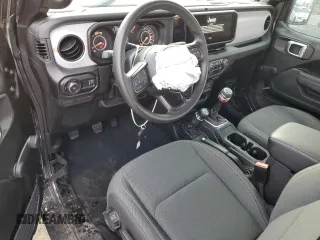 2024 Jeep Wrangler Willys with VIN 1C4PJXAG6RW368774, listed as a Copart auction lot 48961045 with 1,191 mi miles and Salvage title. Bid and sale history available at DreamBid. Image 8.