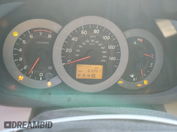 2010 Toyota RAV4 Limited with VIN JTMDK4DV6A5089456, listed as a Copart auction lot 62917985 with 63,967 mi miles and Salvage title. Bid and sale history available at DreamBid. Image 9.
