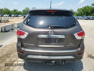 2015 Nissan Pathfinder S with VIN 5N1AR2MM1FC616327, listed as a Copart auction lot 59790175 with 141,116 mi miles and Salvage title. Bid and sale history available at DreamBid. Image 6.