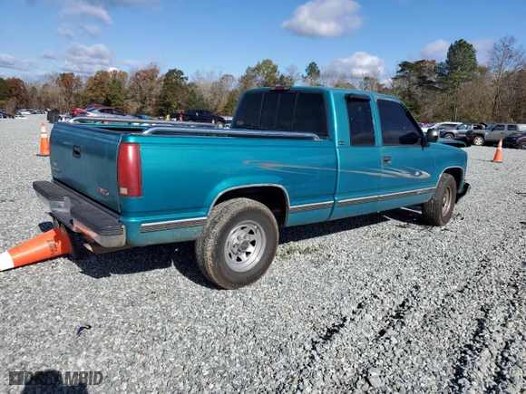 1994 GMC Sierra 2500 with VIN 2GTFC29K2R1589717, listed as a Copart auction lot 80497254 with 236,816 mi miles and Salvage Title. Bid and sale history available at carsss.com. Image 3.