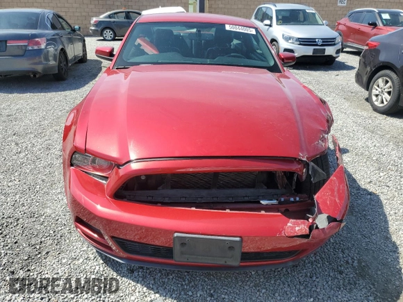 2013 Ford Mustang V6 with VIN 1ZVBP8AM4D5255339, listed as a Copart auction lot 50044005 with 50,517 mi miles and Salvage Title. Bid and sale history available at carsss.com. Image 5.
