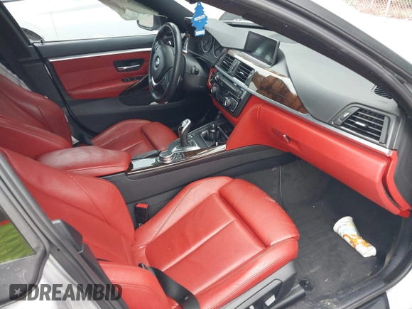 2015 BMW 4 Series 435i with VIN WBA4B1C58FG241018, listed as a IAAI auction lot 41401671 with 79,369 mi miles. Bid and sale history available at carsss.com. Image 5.