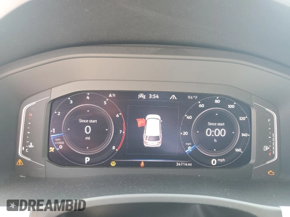 2022 Volkswagen Atlas SE z VIN 1V2HR2CA3NC528032, wystawiony jako Copart lot #57607665 z przebiegiem 34 714 mil mil oraz Czysty tytuł • Clean title. Historia ofert i sprzedaży dostępna na DreamBid. Obrazek 9.