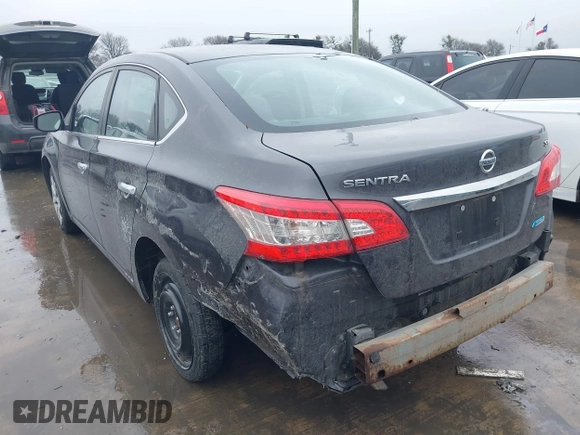 2014 Nissan Sentra S with VIN 3N1AB7AP8EL669973, listed as a IAAI auction lot 41463094 with 94,150 mi miles and . Bid and sale history available at DreamBid. Image 3.