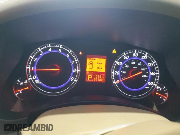 2009 Infiniti EX Journey with VIN JNKAJ09F89M951835, listed as a Copart auction lot 71308344 with 121,617 mi miles and Salvage title. Bid and sale history available at DreamBid. Image 9.