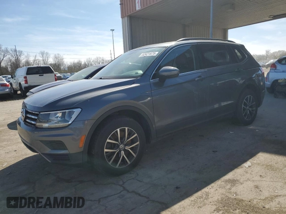 2019 Volkswagen Tiguan SE with VIN 3VV2B7AX5KM024450, listed as a Copart auction lot 52421675 with 132,697 mi miles and Salvage Title. Bid and sale history available at DreamBid. Image 1.