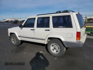 2001 Jeep Cherokee Sport with VIN 1J4FT48S01L622526, listed as a Copart auction lot 45659225 with 171,488 mi miles and Salvage Title. Bid and sale history available at carsss.com. Image 2.