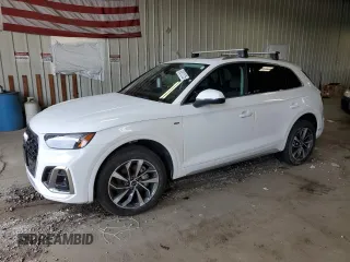 2023 Audi Q5 S line Premium Plus с VIN WA1EAAFY7P2125155, выставлен на аукционе Copart как лот 61812125 с пробегом 52 587 миль миль и Списание • Salvage title. История ставок и продаж доступна на DreamBid. Изображение 1.
