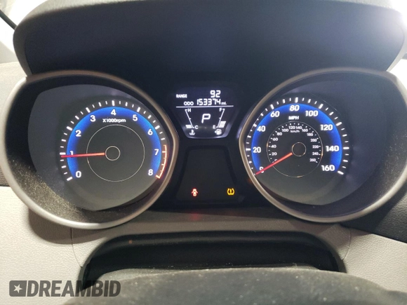 2012 Hyundai Elantra Limited with VIN KMHDH4AE8CU185970, listed as a Copart auction lot 65703595 with 153,374 mi miles and Clean title. Bid and sale history available at DreamBid. Image 9.