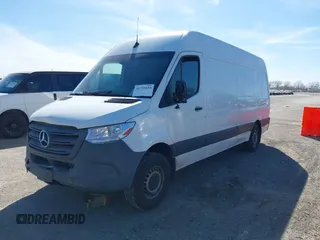 2021 Mercedes-Benz Sprinter Cargo with VIN W1Y40CHY2MT062027, listed as a IAAI auction lot 41795059 with 103,786 mi miles. Bid and sale history available at carsss.com. Image 17.
