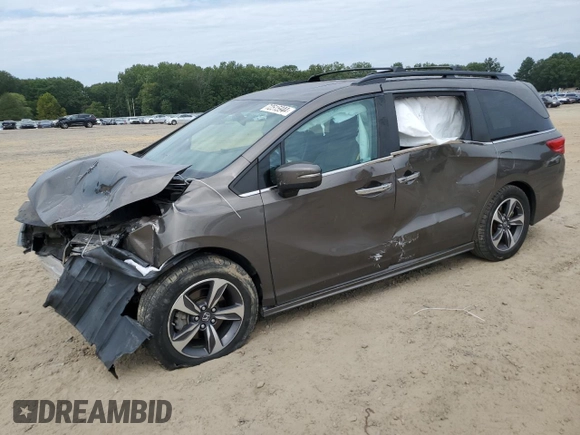 2020 Honda Odyssey Touring with VIN 5FNRL6H80LB022422, listed as a Copart auction lot 72515944 with Not Provided miles and Salvage Title. Bid and sale history available at DreamBid. Image 1.