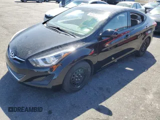 2016 Hyundai Elantra SE with VIN 5NPDH4AE6GH760491, listed as a Copart auction lot 54206705 with 166,843 mi miles and Salvage title. Bid and sale history available at DreamBid. Image 1.