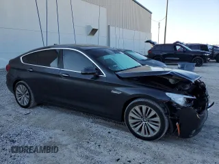 2016 BMW 5 Series GT 535i with VIN WBA5M2C5XGG498901, listed as a Copart auction lot 72456294 with 127,050 mi miles and Salvage Title. Bid and sale history available at carsss.com. Image 4.