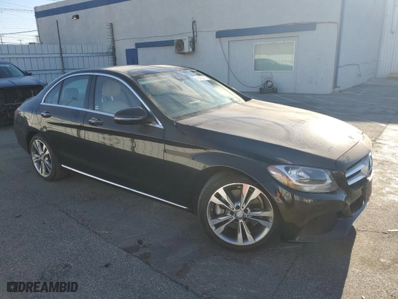 2016 Mercedes-Benz C-Class C 300 with VIN 55SWF4JB3GU151036, listed as a Copart auction lot 42422045 with 49,242 mi miles and Salvage Title. Bid and sale history available at carsss.com. Image 4.