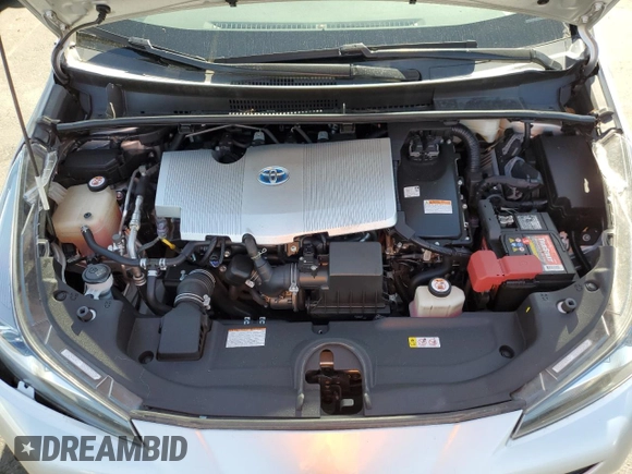 2019 Toyota Prius L Eco z VIN JTDKARFU5K3077176, wystawiony jako Copart lot #57304345 z przebiegiem 110 745 mil mil oraz Szkoda całkowita • Salvage title. Historia ofert i sprzedaży dostępna na DreamBid. Obrazek 11.
