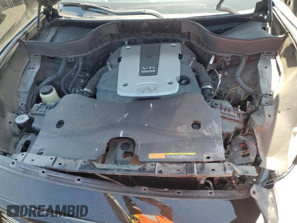 2015 Infiniti QX70 with VIN JN8CS1MU9FM380312, listed as a Copart auction lot 54104005 with 100,678 mi miles and Salvage Title. Bid and sale history available at DreamBid. Image 12.