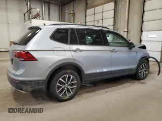2021 Volkswagen Tiguan S with VIN 3VV0B7AX1MM019479, listed as a Copart auction lot 48524895 with 50,445 mi miles and Salvage Title. Bid and sale history available at DreamBid. Image 3.