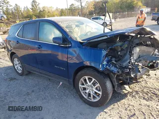 2023 Chevrolet Equinox LT z VIN 3GNAXUEGXPL203611, wystawiony jako IAAI lot #41894697 z przebiegiem 51 359 mil mil oraz . Historia ofert i sprzedaży dostępna na DreamBid. Obrazek 1.