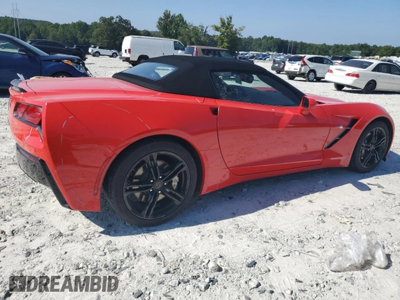 2016 Chevrolet Corvette 1LT with VIN 1G1YB3D70G5116617, listed as a Copart auction lot 68069174 with 70,817 mi miles and Salvage Title. Bid and sale history available at carsss.com. Image 3.