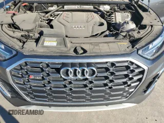 2022 Audi SQ5 Premium with VIN WA1A4AFYXN2102097, listed as a Copart auction lot 80156244 with 20,458 mi miles and Salvage Title. Bid and sale history available at DreamBid. Image 12.