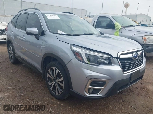 2021 Subaru Forester Limited with VIN JF2SKASC1MH587446, listed as a IAAI auction lot 41455476 with 32,265 mi miles. Bid and sale history available at carsss.com. Image 1.