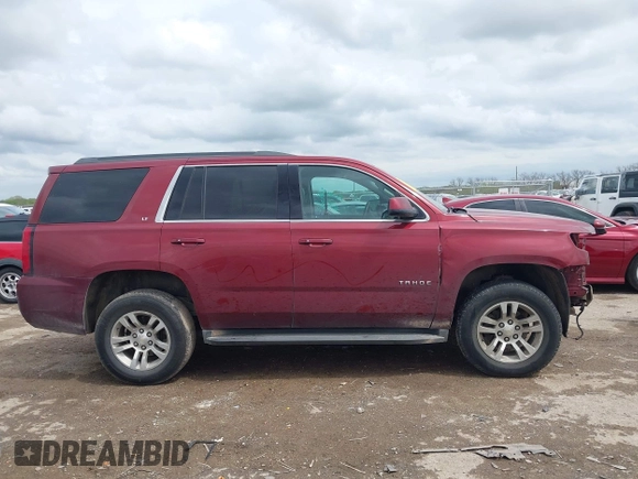 2016 Chevrolet Tahoe LT with VIN 1GNSCBKCXGR329921, listed as a IAAI auction lot 41915654 with 273,945 mi miles and . Bid and sale history available at DreamBid. Image 13.