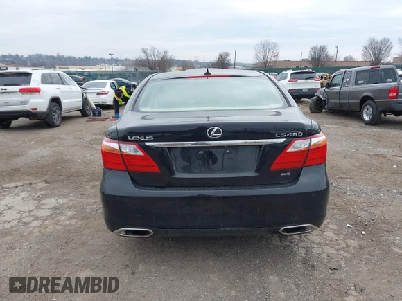 2010 Lexus LS 460 with VIN JTHCL5EF5A5005275, listed as a IAAI auction lot 41683548 with 143,779 mi miles and . Bid and sale history available at DreamBid. Image 15.