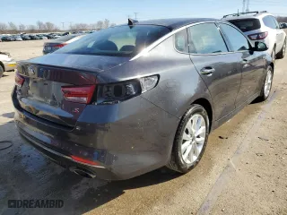 2018 Kia Optima LX with VIN 5XXGT4L36JG240768, listed as a Copart auction lot 48402515 with 53,408 mi miles and Salvage Title. Bid and sale history available at carsss.com. Image 3.