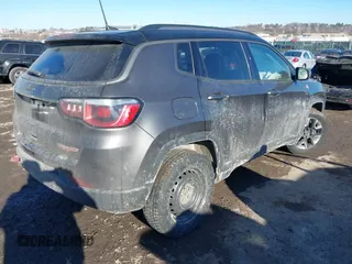 2017 Jeep Compass Trailhawk with VIN 3C4NJDDB8HT666169, listed as a IAAI auction lot 41434519 with 143,263 mi miles and . Bid and sale history available at DreamBid. Image 4.