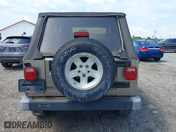 2004 Jeep Wrangler Sport with VIN 1J4FA49SX4P774167, listed as a IAAI auction lot 42686834 with 170,731 mi miles and . Bid and sale history available at DreamBid. Image 16.