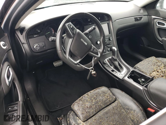 2011 Saab 9-5 Aero XWD with VIN YS3GR4BJ7B4002446, listed as a Copart auction lot 74962954 with 0 mi miles and Salvage Title. Bid and sale history available at carsss.com. Image 8.