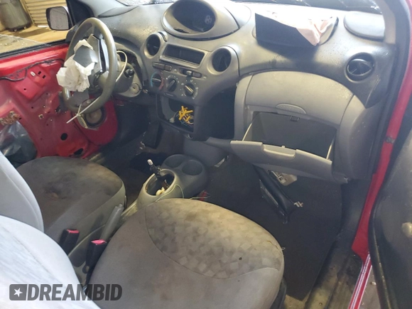 2002 Toyota ECHO with VIN JTDAT123220249959, listed as a Copart auction lot 44739185 with Not provided miles and Salvage title. Bid and sale history available at DreamBid. Image 8.