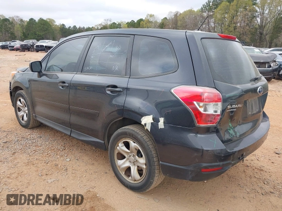 2015 Subaru Forester 2.5i with VIN JF2SJAAC5FH841134, listed as a IAAI auction lot 41889369 with 155,793 mi miles and . Bid and sale history available at DreamBid. Image 3.