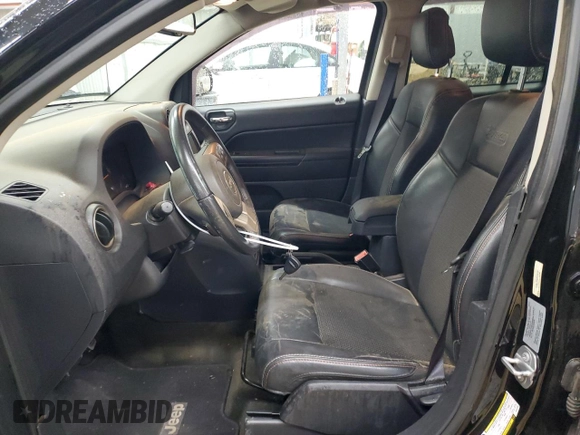2017 Jeep Compass Sport with VIN 1C4NJCBB3HD157061, listed as a Copart auction lot 87363514 with 112,280 mi miles and Salvage Title. Bid and sale history available at carsss.com. Image 7.