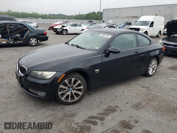 2009 BMW 3 Series 335i xDrive with VIN WBAWC73519E269865, listed as a Copart auction lot 55883105 with 117,292 mi miles and Clean Title. Bid and sale history available at carsss.com. Image 1.