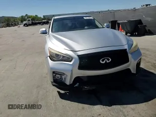 2014 Infiniti Q50 Sport with VIN JN1BV7AP5EM689471, listed as a Copart auction lot 49716815 with 110,461 mi miles and Salvage Title. Bid and sale history available at DreamBid. Image 13.