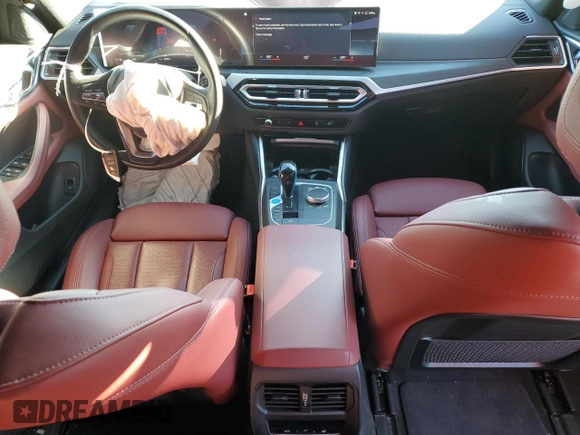2022 BMW i4 eDrive40 with VIN WBY73AW03NFM93176, listed as a Copart auction lot 47775245 with 30,585 mi miles and Salvage Title. Bid and sale history available at carsss.com. Image 8.