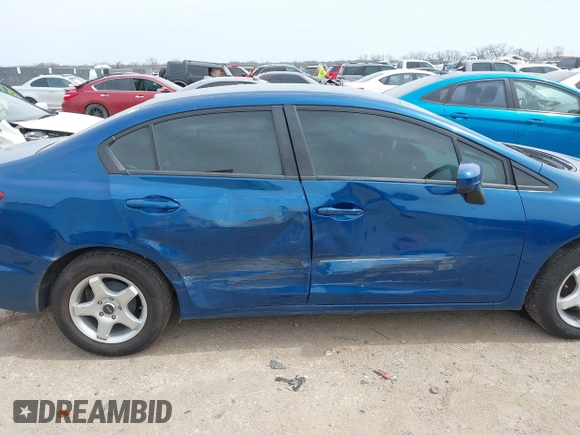 2014 Honda Civic Sedan LX with VIN 2HGFB2F54EH514327, listed as a IAAI auction lot 41781065 with 181,055 mi miles. Bid and sale history available at carsss.com. Image 6.