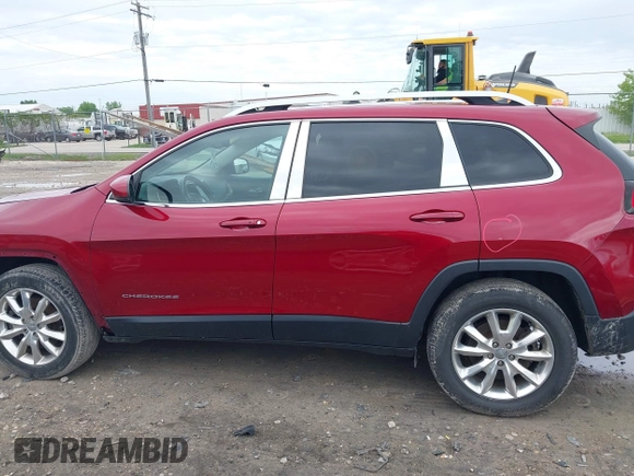 2016 Jeep Cherokee Limited with VIN 1C4PJMDS4GW263260, listed as a IAAI auction lot 42380811 with 187,529 mi miles and . Bid and sale history available at DreamBid. Image 15.